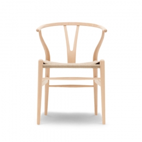 CH24 Wishbone Chair - Beech frame & Soap finish / Natural seat