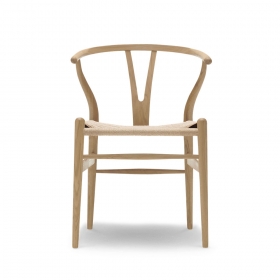CH24 Wishbone Chair - Oak frame & Soap finish / Natural seat