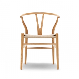 CH24 Wishbone Chair - Oak frame & Oil finish / Natural seat