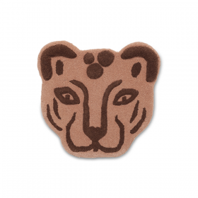 TUFTED LEOPARD HEAD