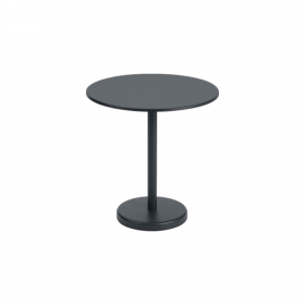 LINEAR STEEL CAFE TABLE ROUND (4 colors)