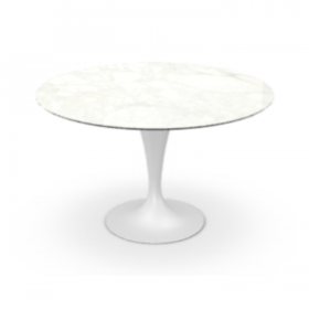 FLUTE TABLE 160 SIZE WHITE