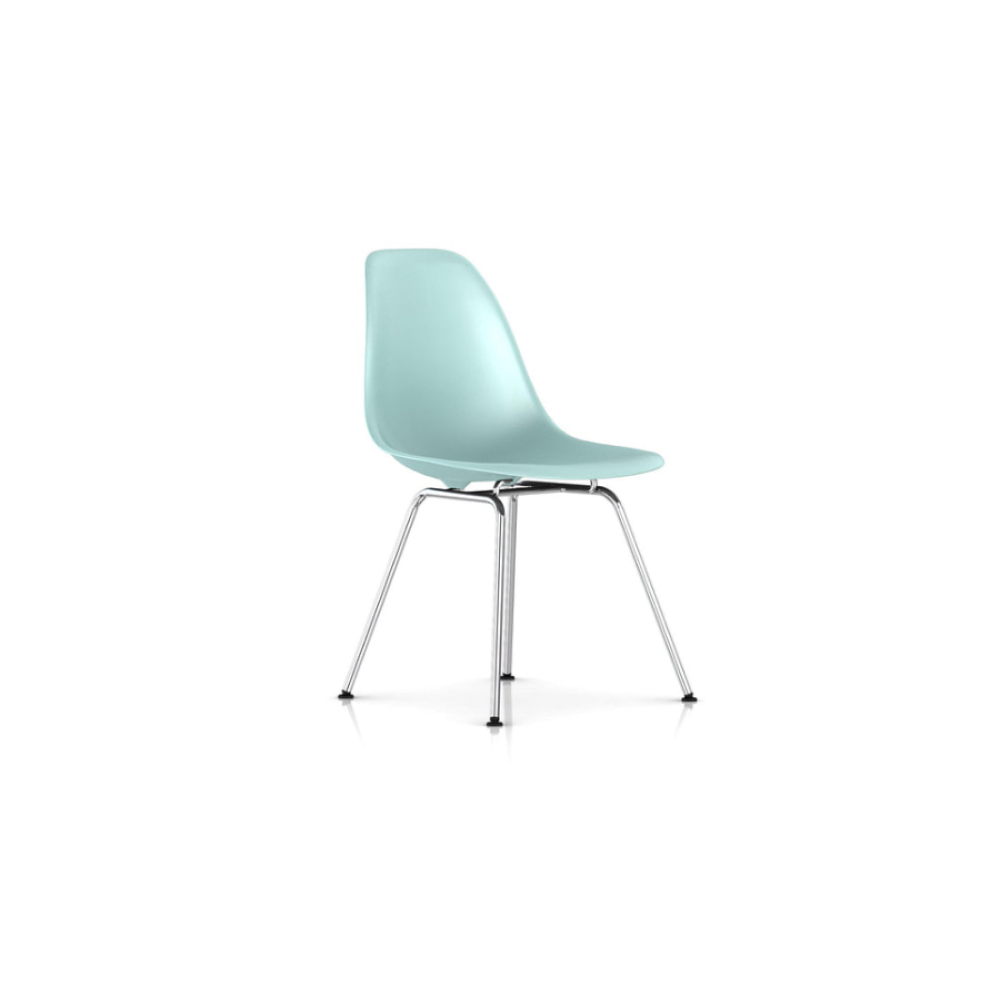 Eames Molded Plastic Side Chair, 4-leg Base (13 colors)