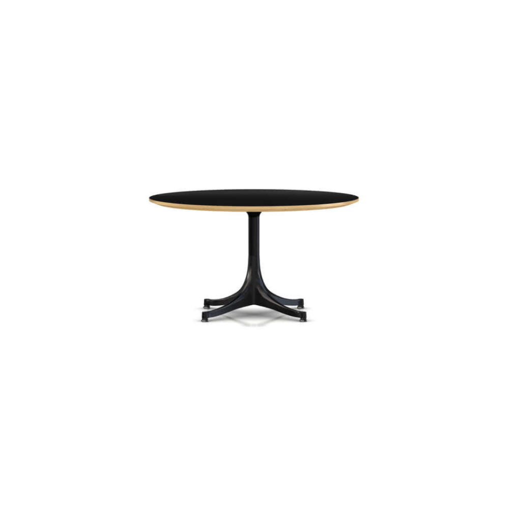 Nelson Pedestal Table - Black Base