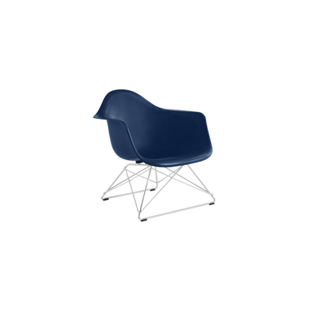 Eames Molded Fiberglass Arm Chair, Low Wire Base