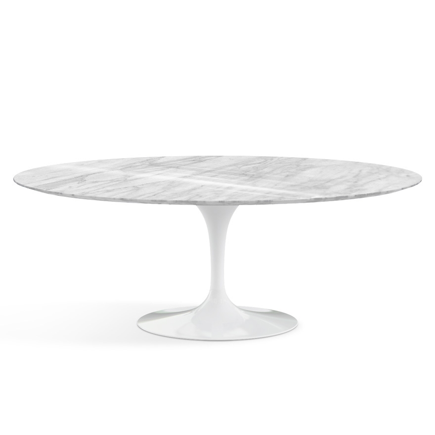 Saarinen Dining Table 78 Oval, 198cm Marble