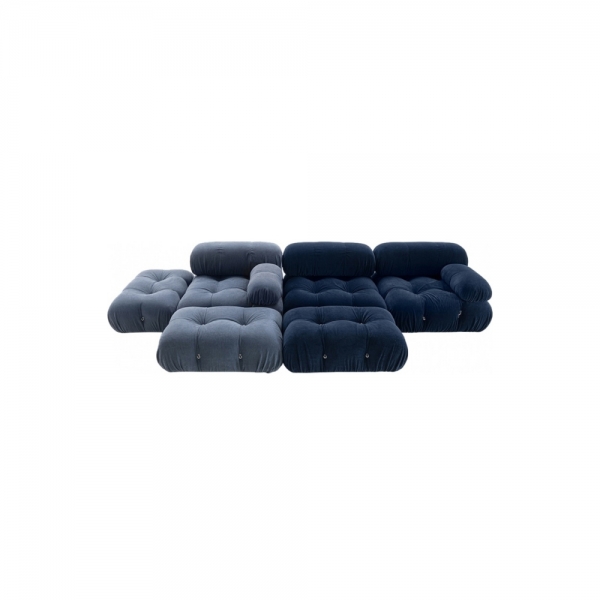 Camaleonda Sofa - 354 x 162 cm / Lari Blue Navy, Licata Blue Fabric