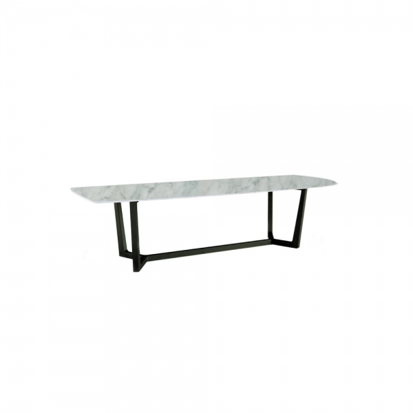 Concorde Table - Black Elm/Mat Carrara White/L. 240